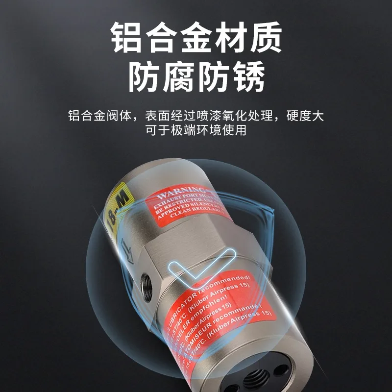 هزاز مكبس هوائي مصغر لعمليات الأسطوانة الصناعية FP-12/18/25/32 هزاز هوائي #4