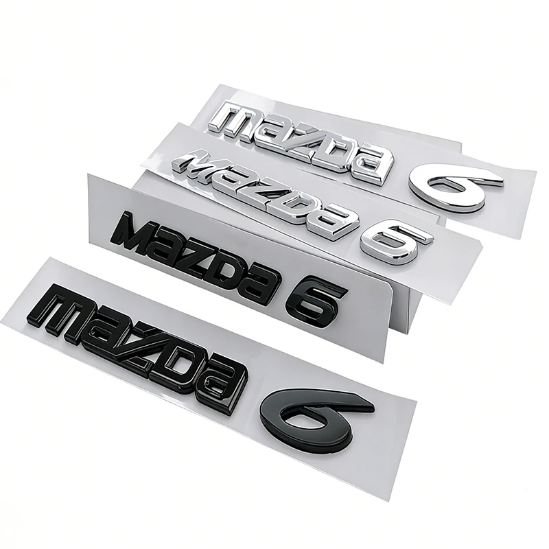 1 Stück 3D ABS Auto-Buchstaben-Emblem Aufkleber für Mazda 3 Mazda 6 - Heck-Kofferraum-Dekor Auto-Außendesign Zubehör Mazda8 – Detail 5