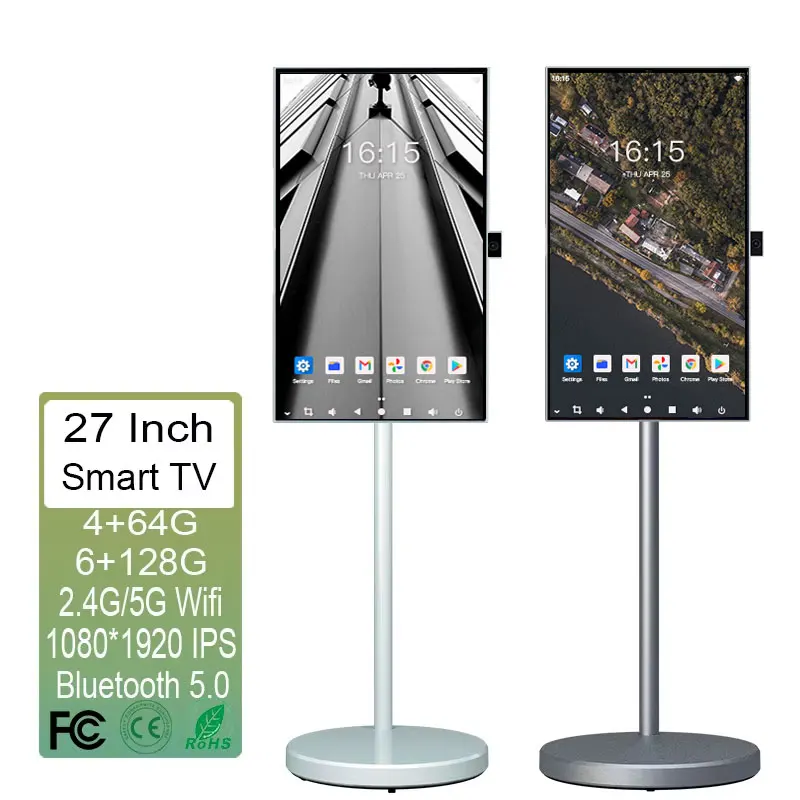 

Interactive 21.5 27 32 Inch Smart Television In Cell Touch Lcd Screen Tiktok Portable Touch Screen Digital Signage