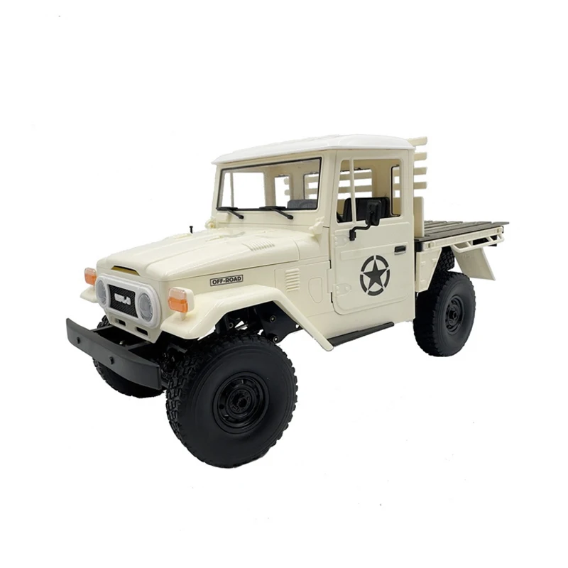 Wpl C-44 مقياس كامل 2.4 جرام Rc شاحنة صحراوية دلو خلفي Rtr ألعاب التحكم عن بعد سيارات للأولاد تسلق عربات التي تجرها الدواب نموذج محاكاة