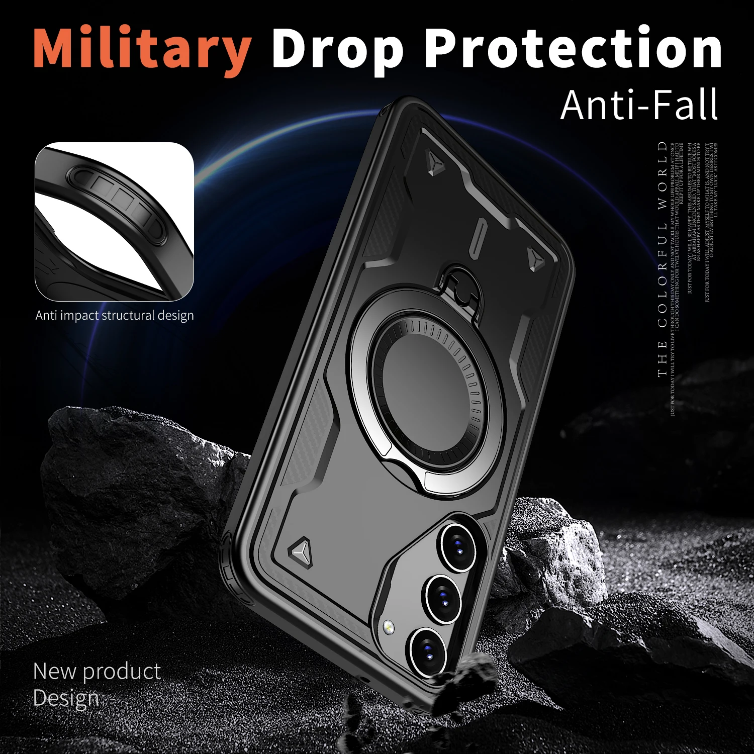 حافظة لهاتف Magsafe ثقيلة لهاتف سامسونج جالاكسي S25 FE A17 5G S22 S23 Ultra S24 Plus A56 A16 A36 A55 A35 A15 Xcover 7 Pro