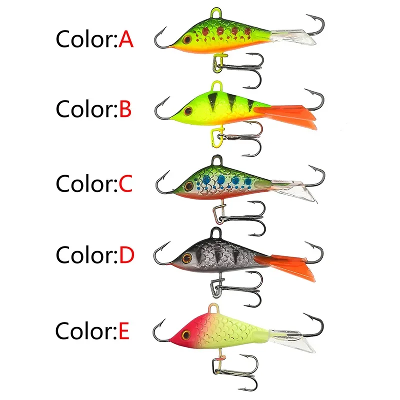 1PCS Quality Winter Ice Jig 5cm 7.5g Fishing Lure VIB Fake Lure Artificial Bait Leurre Balancer For Fishing Carp Pike Perch