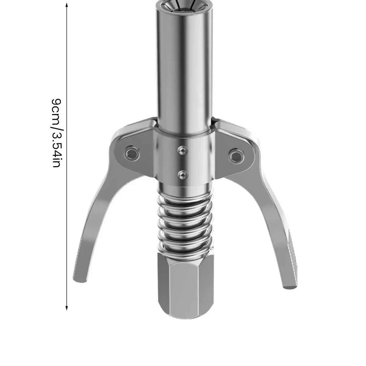 Grease Gun Coupler Heavy-Duty Quick Release NPTI/8 10000 PSI Two Press Easy To Push Oil Gun Grease Injector