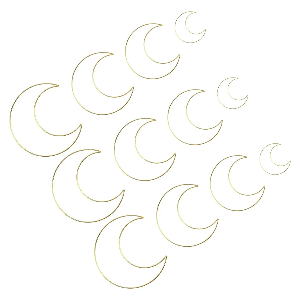 

12pcs Dream Catcher Hoops Iron Wreath Rings For Diy Crafts Macrame Wall Hanging Decor Handmade Supply Metal Ring Wind Chimes