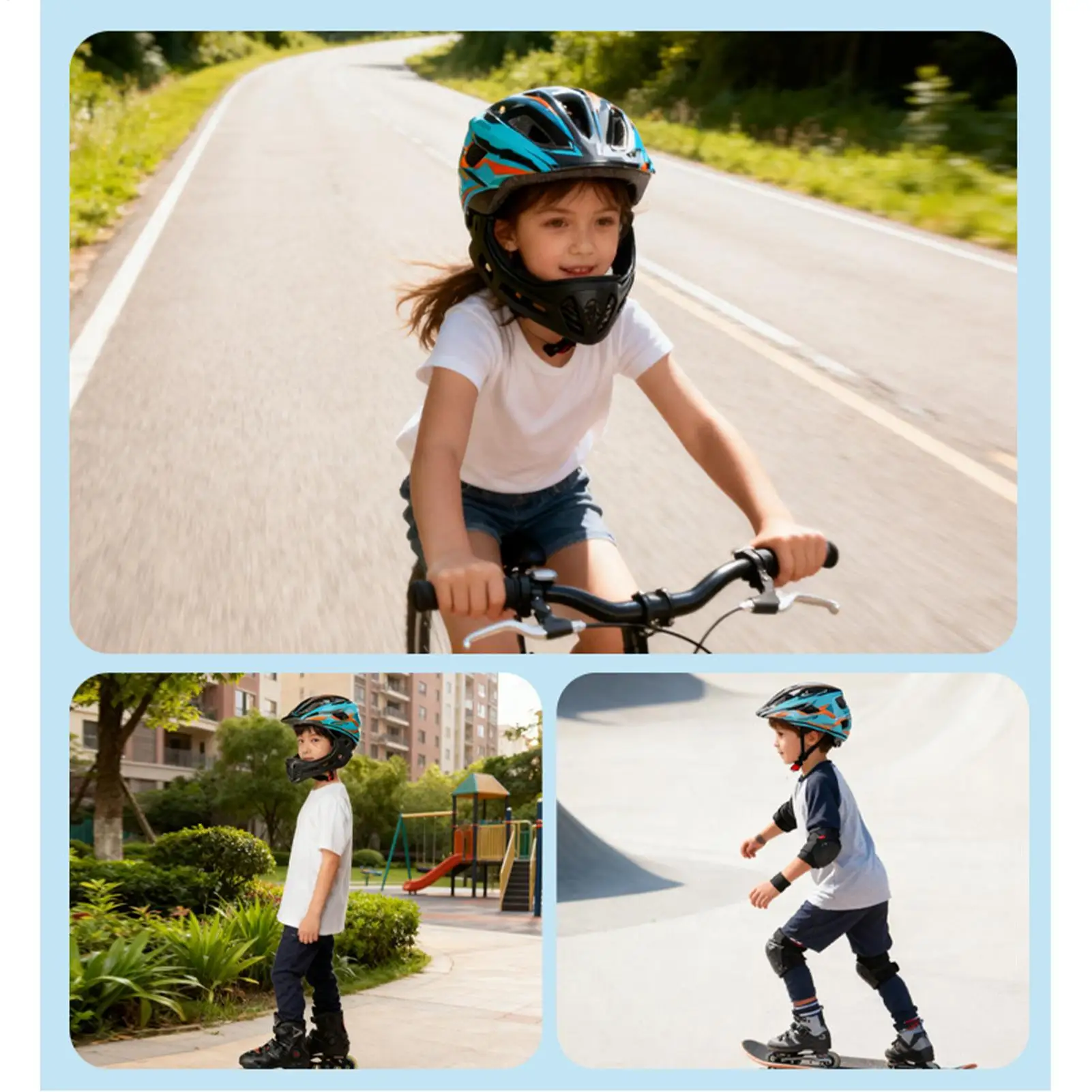 

Skateboard Helmet Lightweight Safety Protection Hat Cycling Helmet For Kid Boys Girls Children Skateboarding Roller Skating