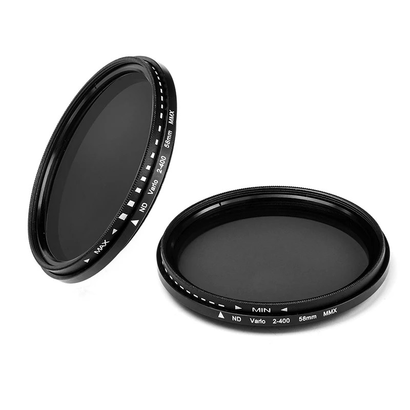 ND Filter Neutral Density ND2 ND4 ND8 Filtors 49MM 52MM 55MM 58MM 62MM 67MM 72MM 77MM Photography for Canon/Nikon ForSony Camera