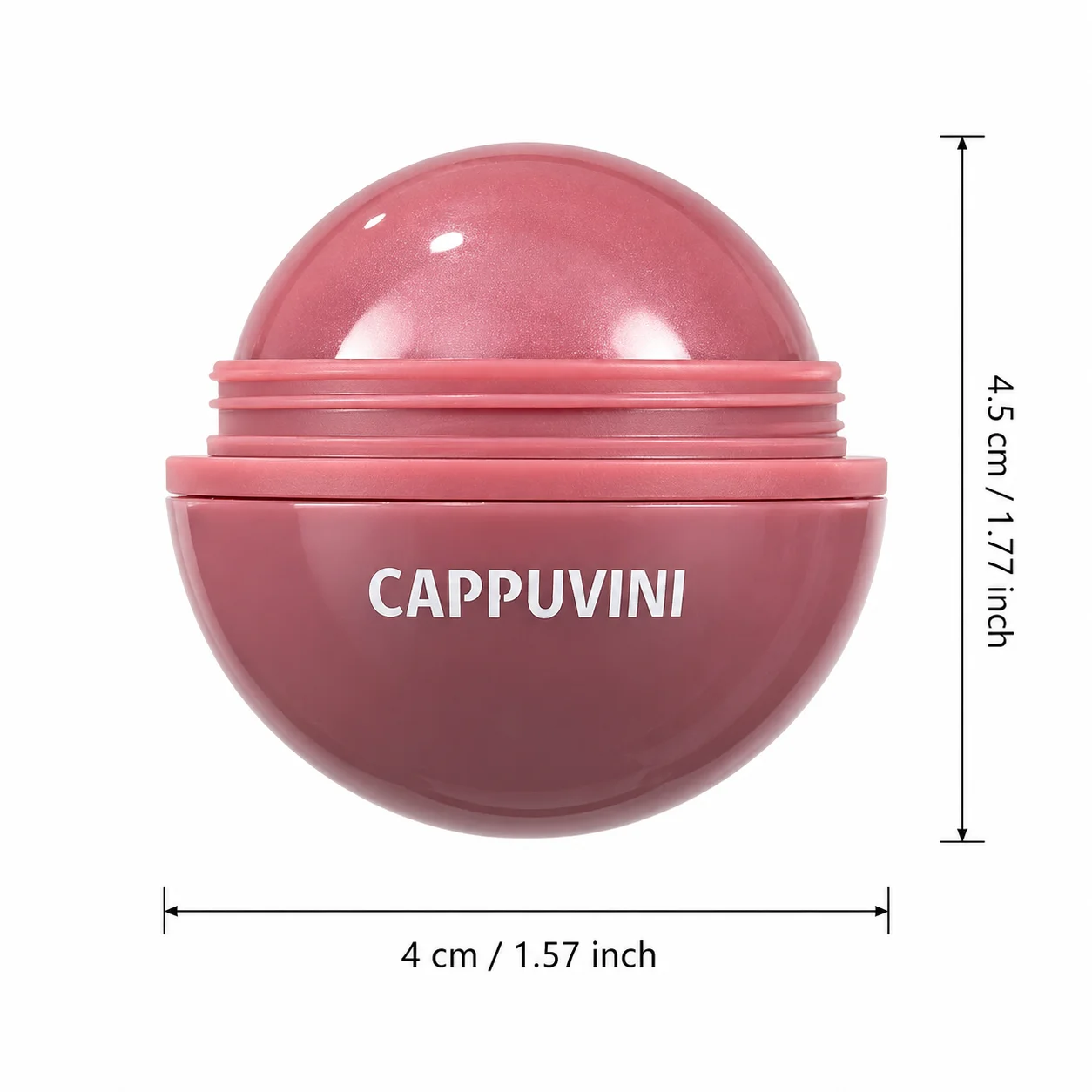 2Pcs Cream Blush Ball Multi Purpose Face Makeup Juicy Natural Flush Buildable Color Portable Blush for Cheeks Lips Eyes