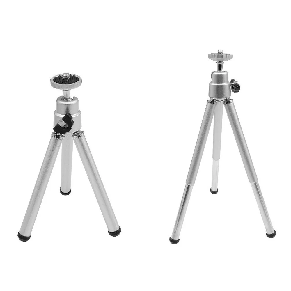 Mini trépied portable à deux sections, budgétaire portable réglable, trépied de table, appareil photo numérique, support de téléphone, support rapide