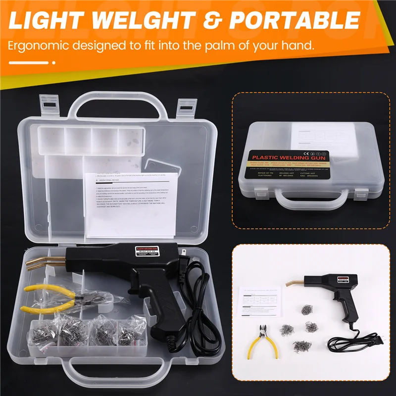 

IALJ-Plastic Welders Kit HOT Stapler Welding Machine Hot Stapler Soldering Gun HOT Stapler Welding Car Bumper Repair Tools US Pl