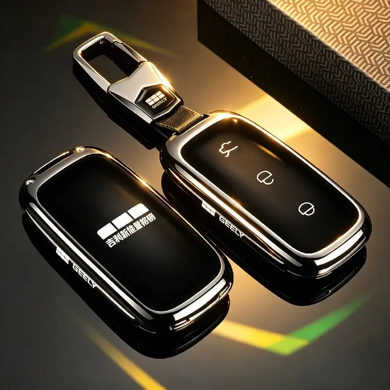 Car Key Cover For Geely EX5 Starray EM-i e.MAS 7 Premium Zinc Alloy Key Fob Protector Full Protection Shockproof Car Accessories