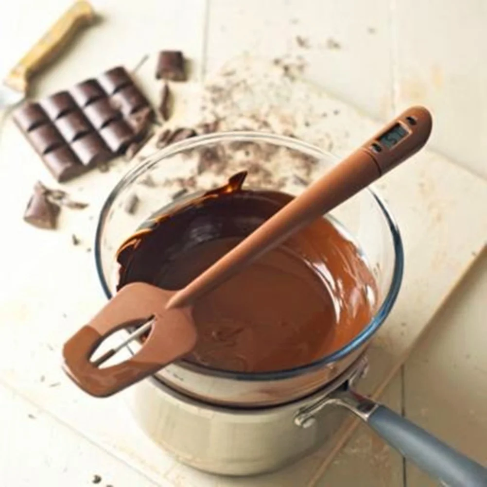 

Baking Thermometer Digital Kitchen Cooking Temperature Reader Stirrer For Chocolate Sauces Creams Jam Meat Bbq Steak