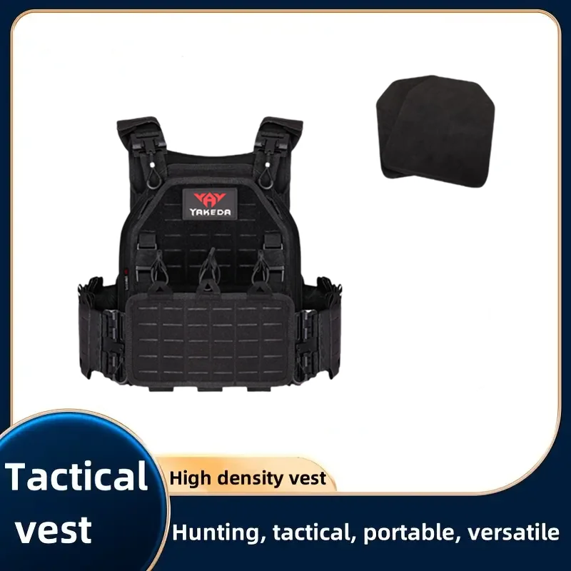 Gilet tattico YAKEDA 6094 - Gilet tattico da caccia - Tattico esterno - Gilet protettivo regolabile a copertura totale