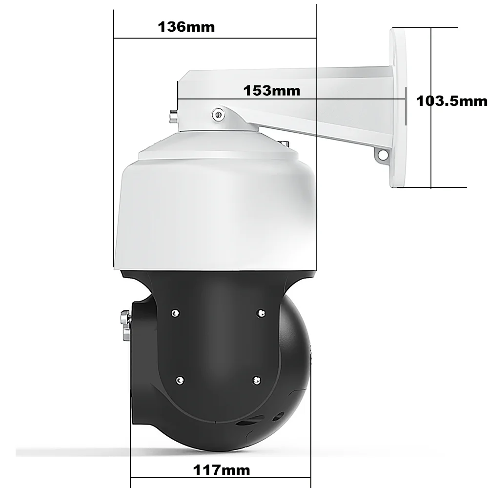 4K POE kamera IP Wiper PTZ kubah kecepatan tinggi kamera pelacak manusia kendaraan Ai 990X Zoom Ai Kamera CCTV 8MP protokol Hikvision