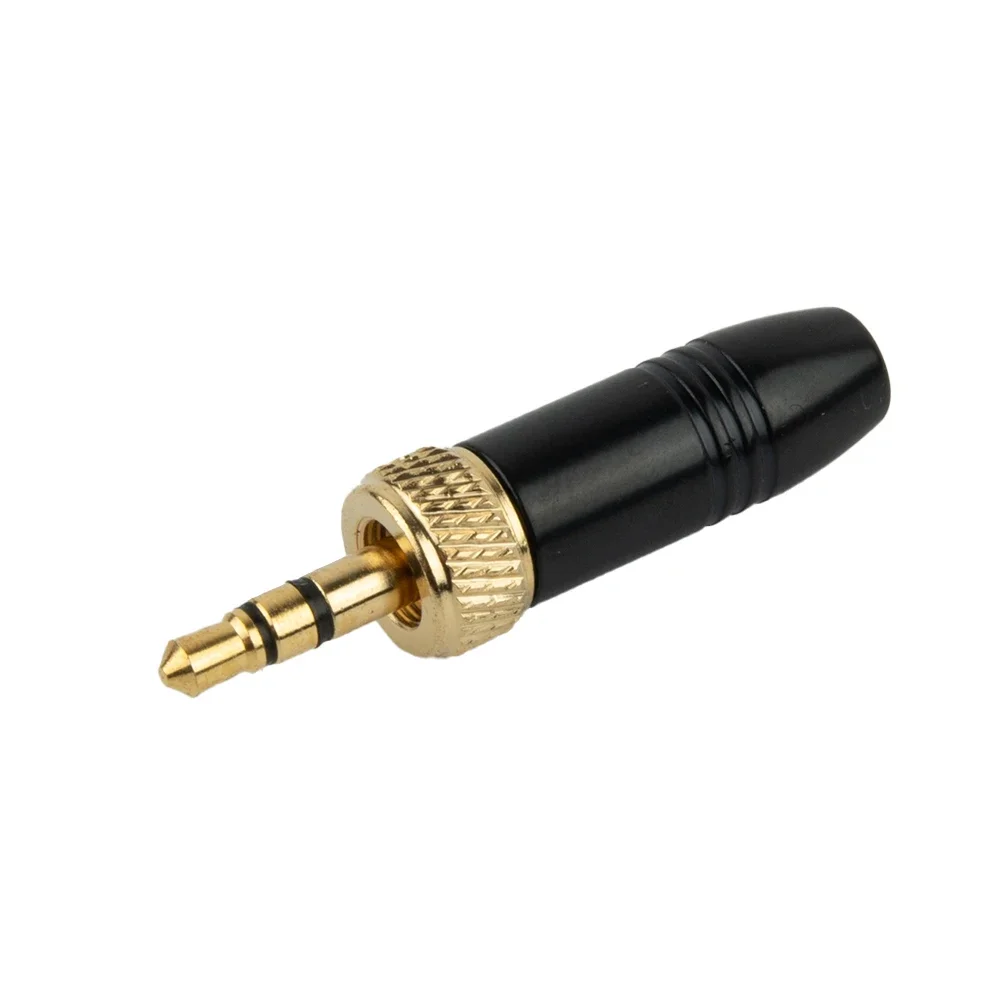 3.5mm Stereo Mic Locking Plug Connector For Wireless Microphone Transmitters Cable Plug Jac1k Adapter Plug Power Supplies