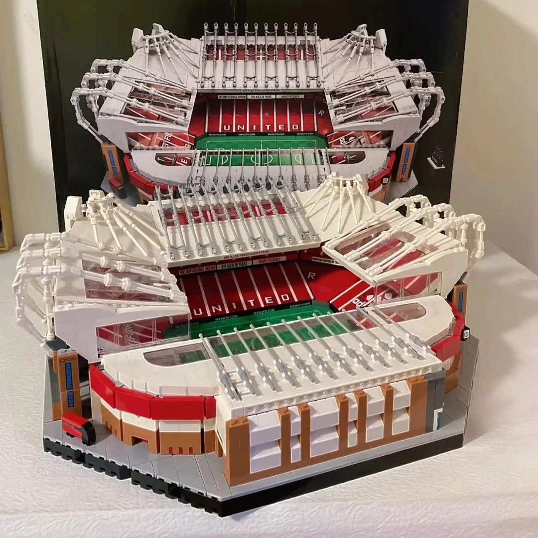 

Popular toy 10272 building series Old Trafford Stadium model building blocks Home decoration toys Christmas Birthday gifts