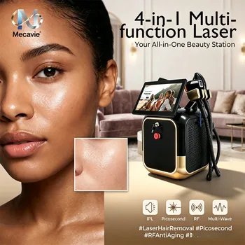 Newest 4 In 1 Diode Laser Pico 808 Carbon Peeling RF Ipl Nd Yag Picosecond Laser Opt Hair…