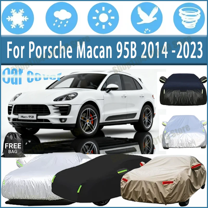 

Чехол для автомобиля Porsche Macan 95B 2014-2023, всесезонный, водонепроницаемый, снегозащитный, солнцезащитный, для зимы и лета
