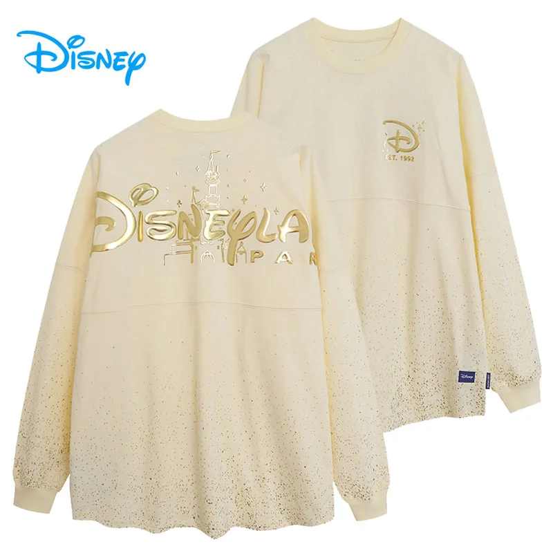 Disney World Ariel Princess Sweatshirt Europe Disneyland Women O Neck Loose Pullover Tops Couple Unisex Casual Jumper Oversized