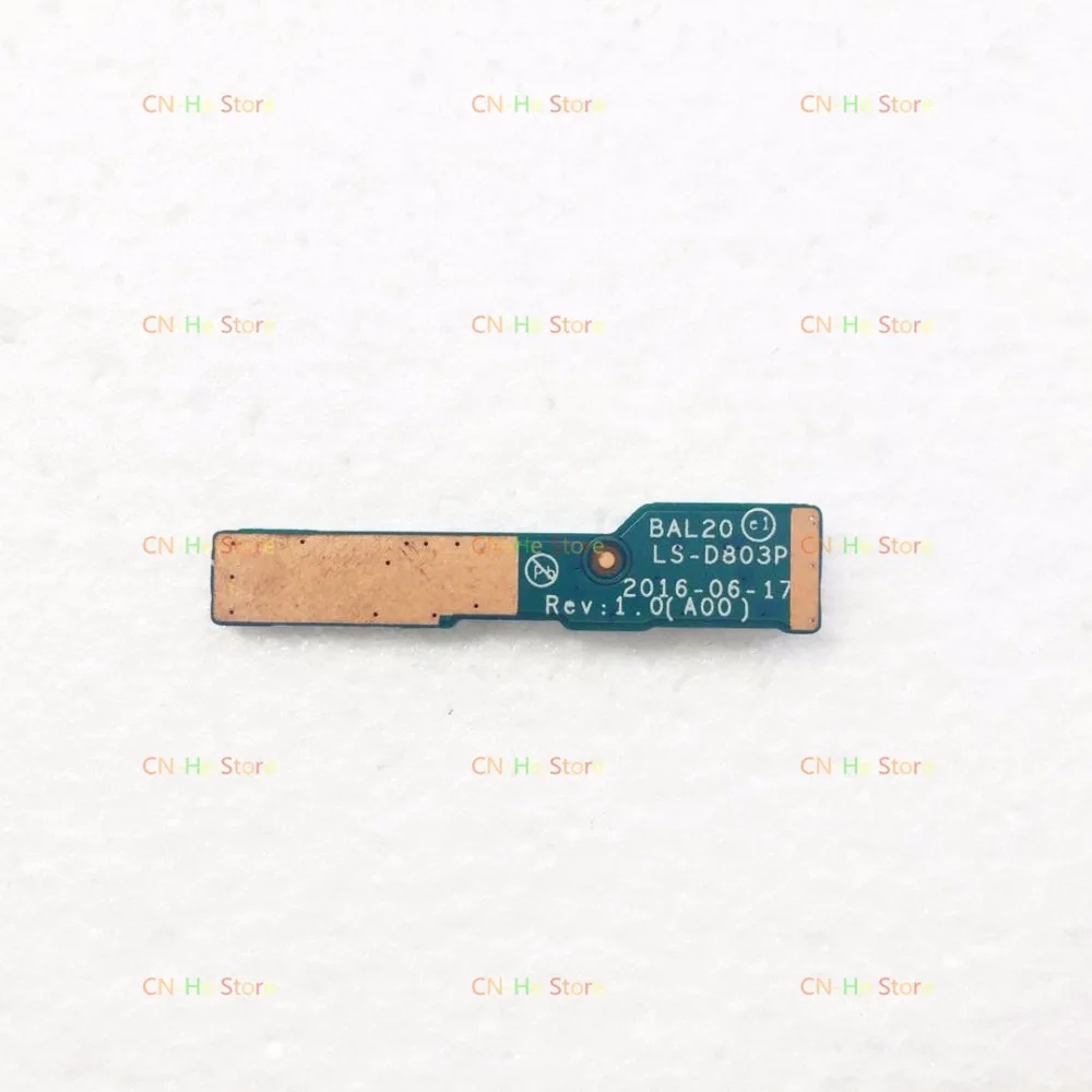 FOR Dell Inspiron 15 5765 5567 5767 FRONT EDGE LED INDICATOR BOARD+CABLE CHB02 LS-D803P 100% Works Perfectly