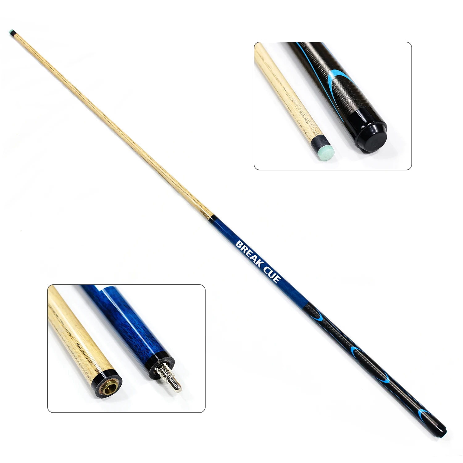 2024 New Popular Ash Shaft Punch Break Billiard Pool Cue Stick