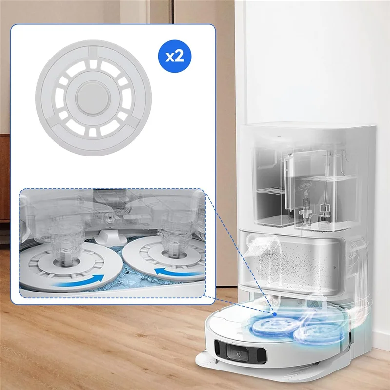 A76G-2Pack accesorios de placa de fregona para Robot aspirador Xiaomi X20 + Robot aspirador