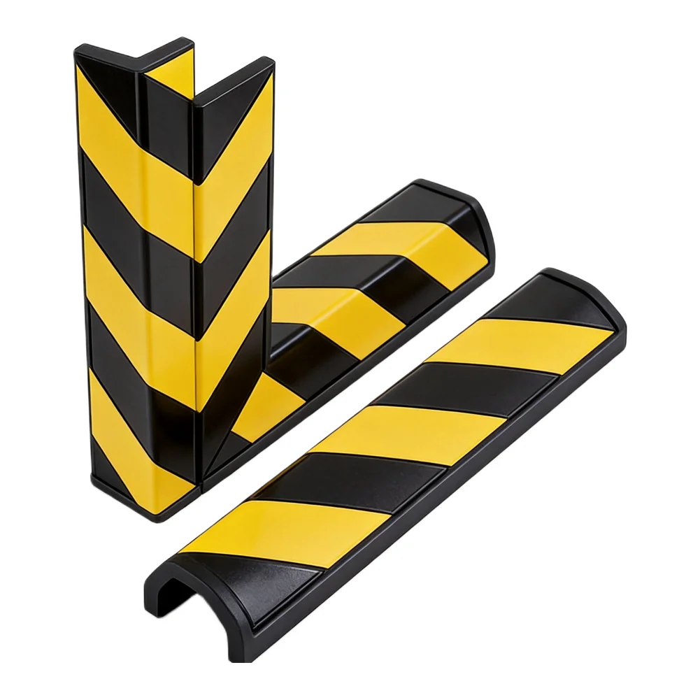 4Pcs Reflective Foam Wall Protectors for Parking Garages to for address Repeated Exposure in High Volume Facility Use