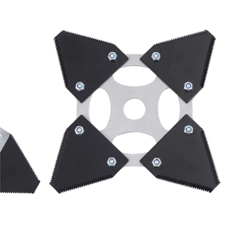 CQMF-Brush Cutter Saw Blade Four Corners Saw Blade Mowing Head Universal Accessories Lawn Mower Blade