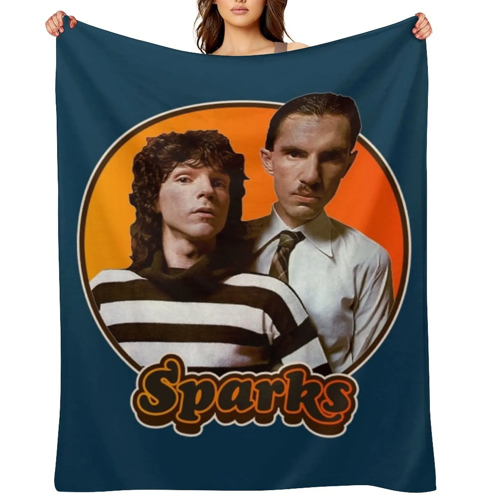 

Sparks T-ShirtRetro Sparks Band Tribute Throw Blanket decorative Soft Plaid Sofas Large Blankets