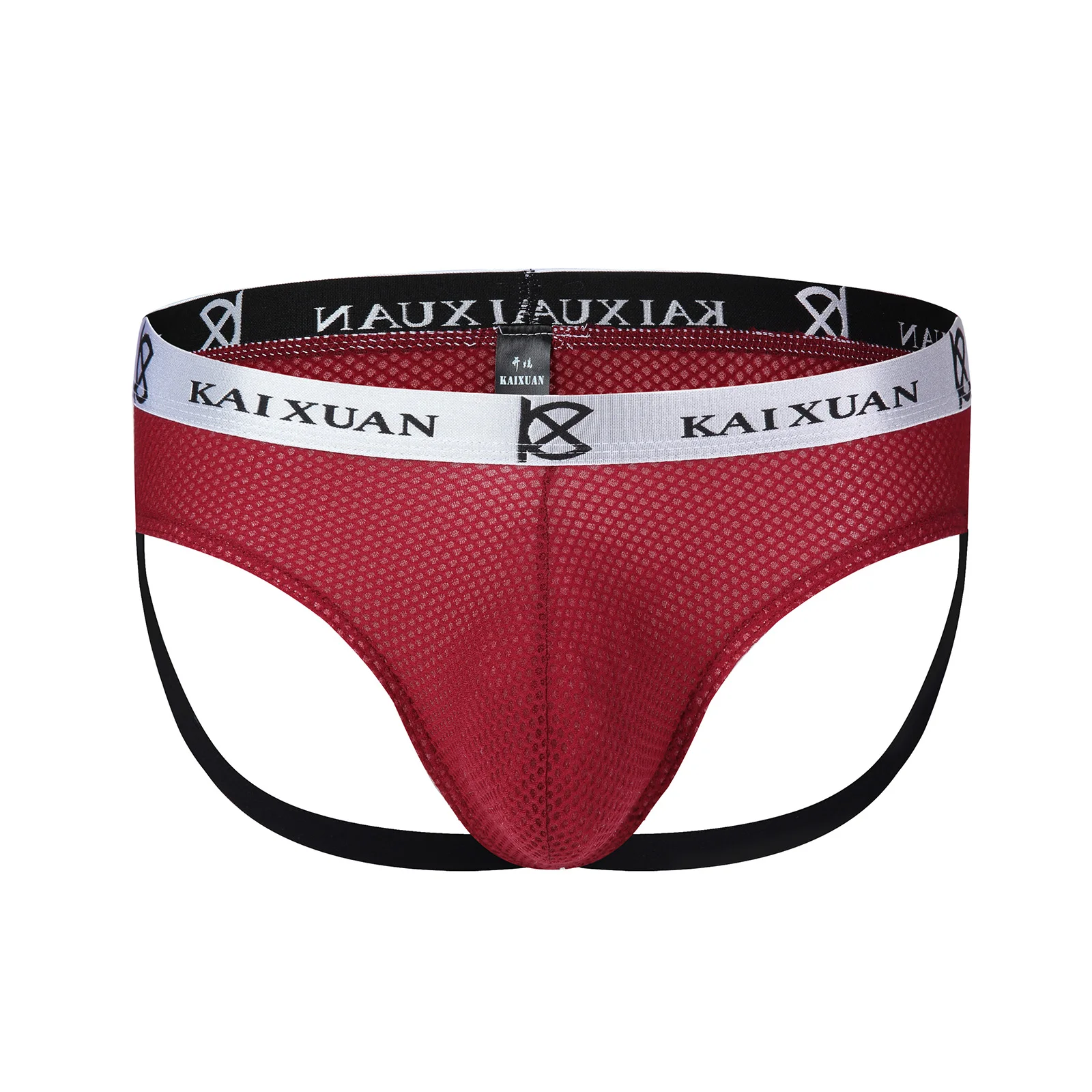 

Men's Athletic Supporter Jockstrap Comfortable Breathable Fitness Sports Mesh Underwear Ice Silk Bulge Pouch Jock Strap Briefs