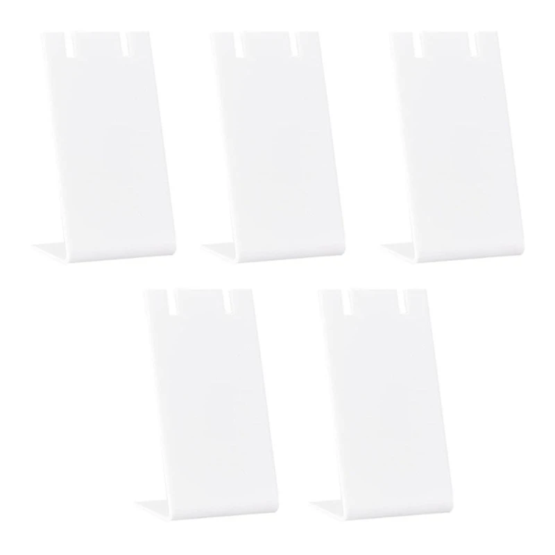 5Pcs Sturdy Acrylic Jewelry Organizers for Earrings and Pendants Display