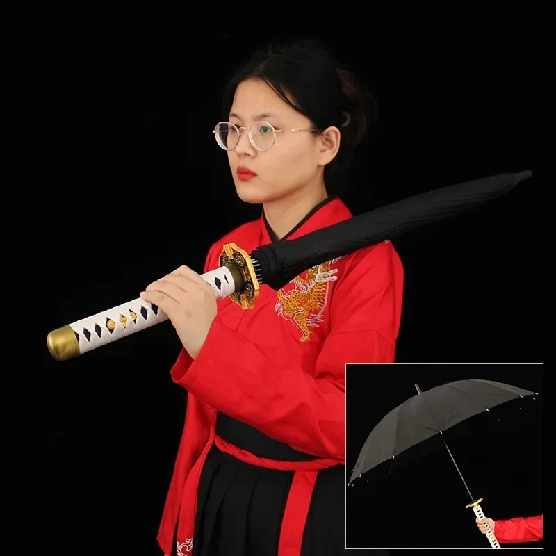 مظلة طويلة فيرجيل ياماتو كاتانا سيف أنيمي رينكويا الشيطان قد يبكي 5 حجم حقيقي اليابانية كاتانا الساموراي صابر مظلة المظلة