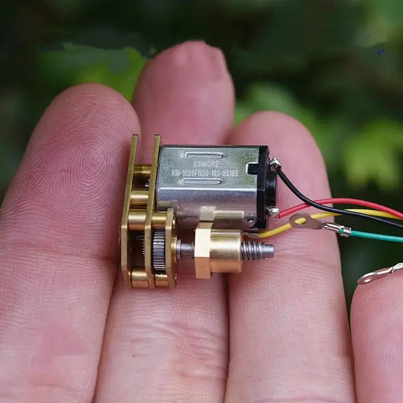 DC 3V 3.7V Vite Albero Micro N20 Full Metal Gear Motor Dado Movendo Up Donw Gear Motor Blocco fai da te