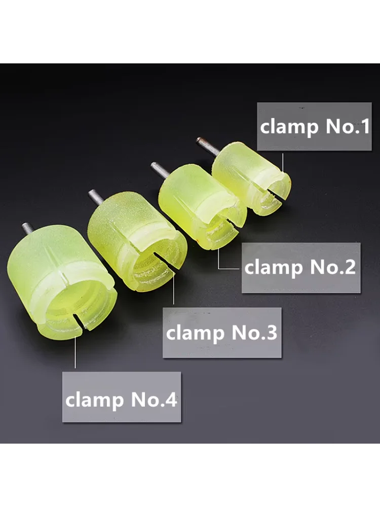 Agate Jade Ring fixed rod Polishing Tools Grinding Conical Sleeve Fixing Processing Tool Silicone Mandrel Inner Outside Holder