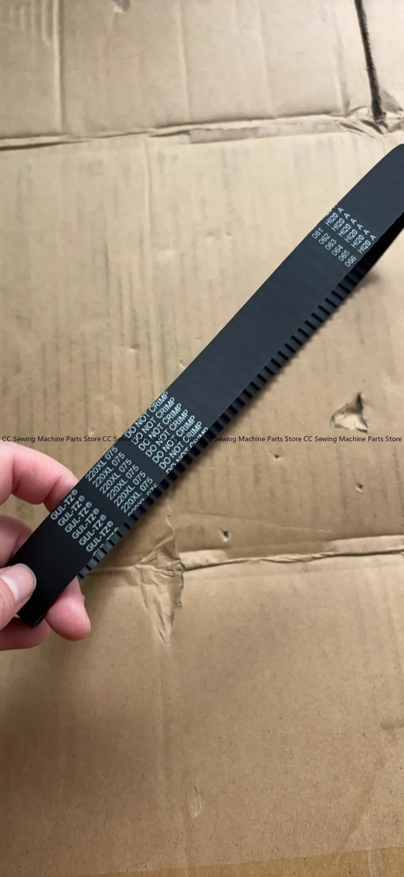 Industrial sewing machine accessories Pegasus W500/W600 interlock sewing machine timing belt 220XL-075 110 teeth