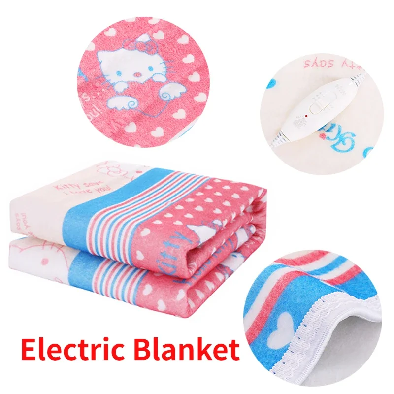 Household Electric Blanket 220 Thicker Heater Heated Blanket Mattress Thermostat Electric Heating Blanket Winter Body Warmer