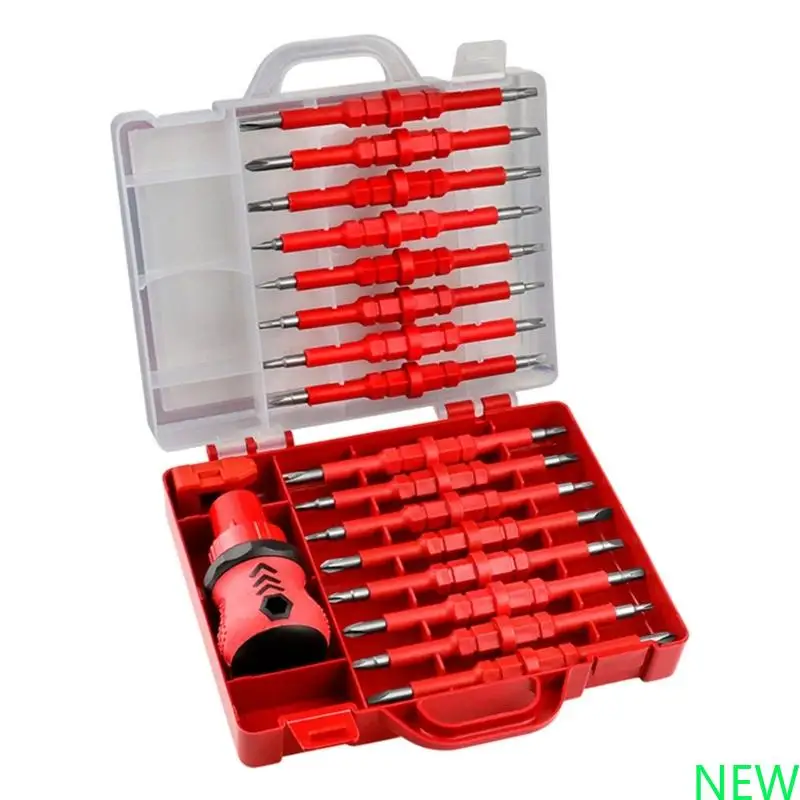 

Heavy Duty Ratcheting Screwdriver 34 In 1 With 360 Degree Rotation Mechanism