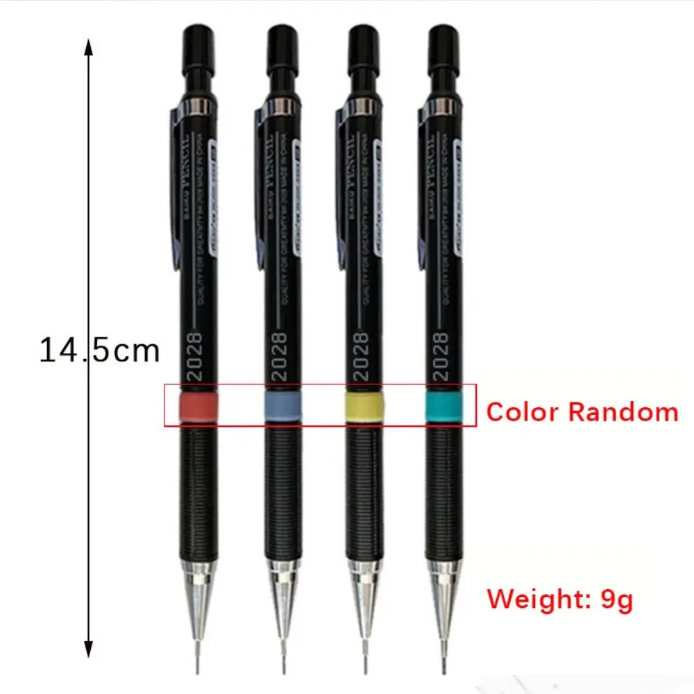 Plastic Mechanical Pencil Creative Stationery Low Gravity Movable Pencil 0.3/0.5/0.7/0.9mm Drawing Tool Office School Supplies