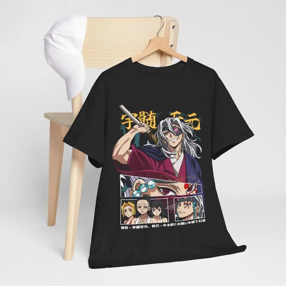 Tengen Uzui shirt Kimetsu no Yaiba,Black, New Unisex Shirt gift for her