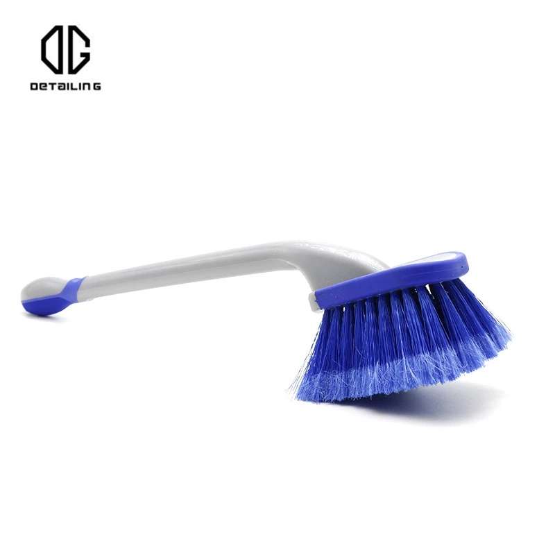 DETAILING 51cm Length Car wheel Brush Auto Detailing Long Plastic Handle Brush For Car Wash & Clean