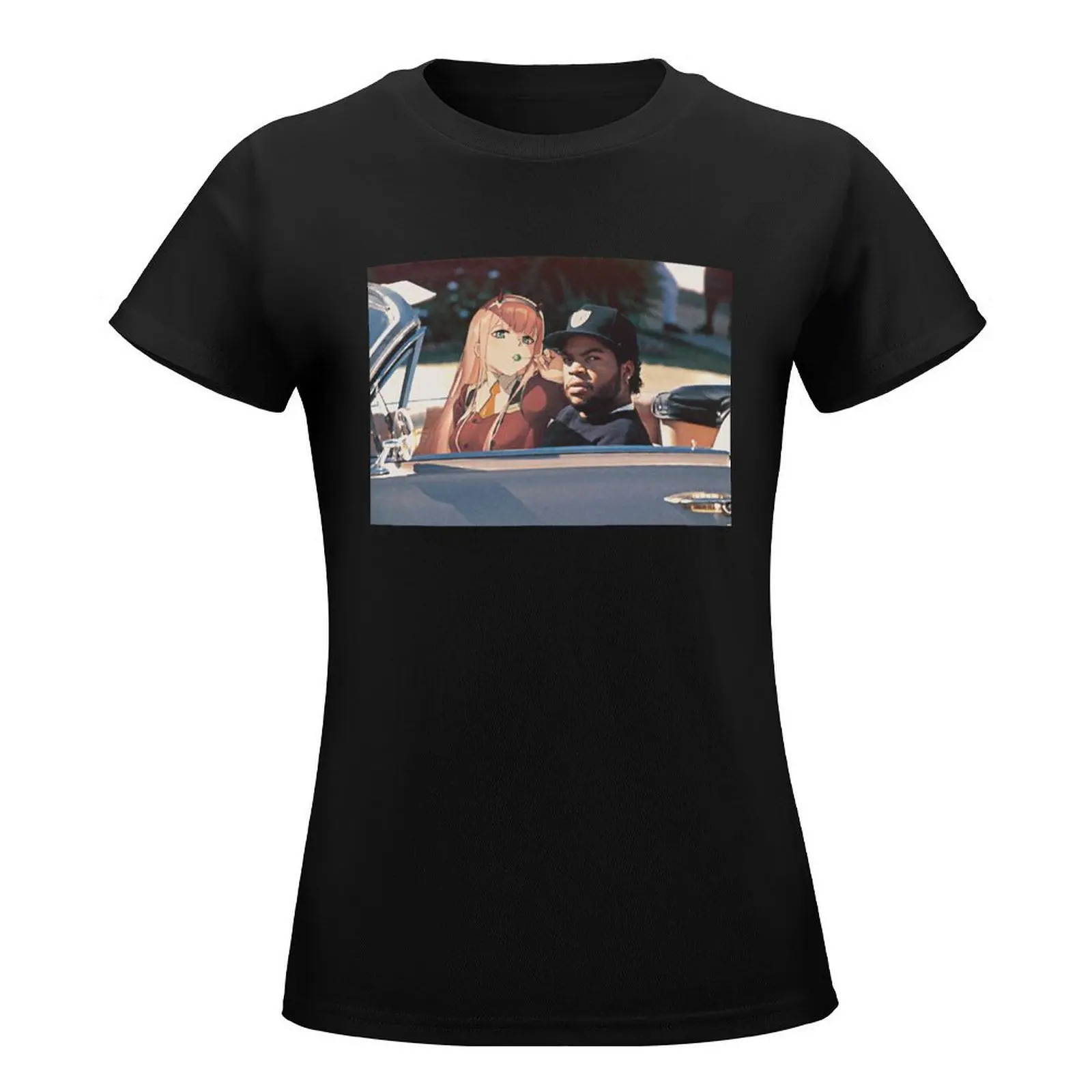 Driving with my Darling T-Shirt funny kawaii clothes aesthetic clothes T-shirt Women