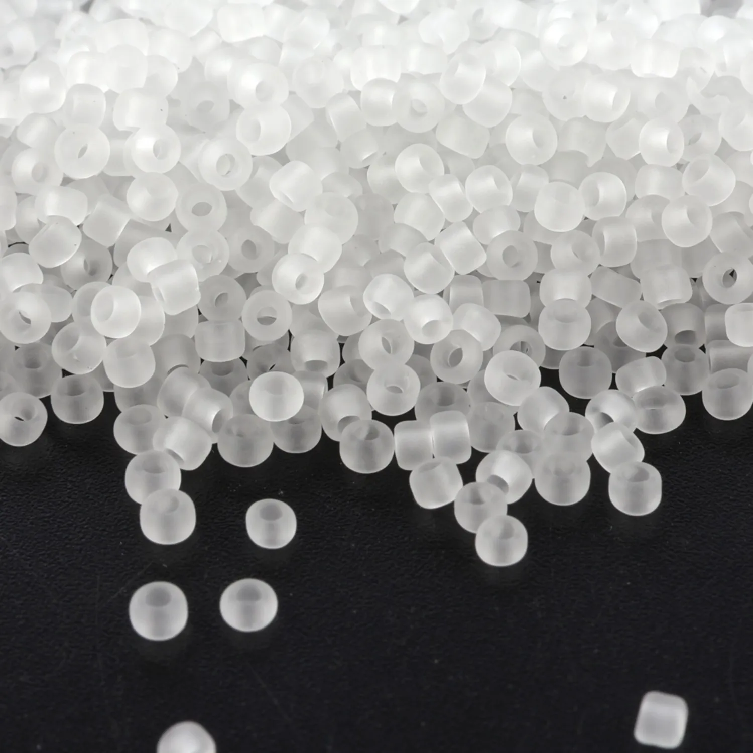 Hochwertige transparente matte Farbperlen CJ 11/0, 10g/Tube, geeignet für alle Arten von DIY-Bastelarbeiten usw. – Detail 22