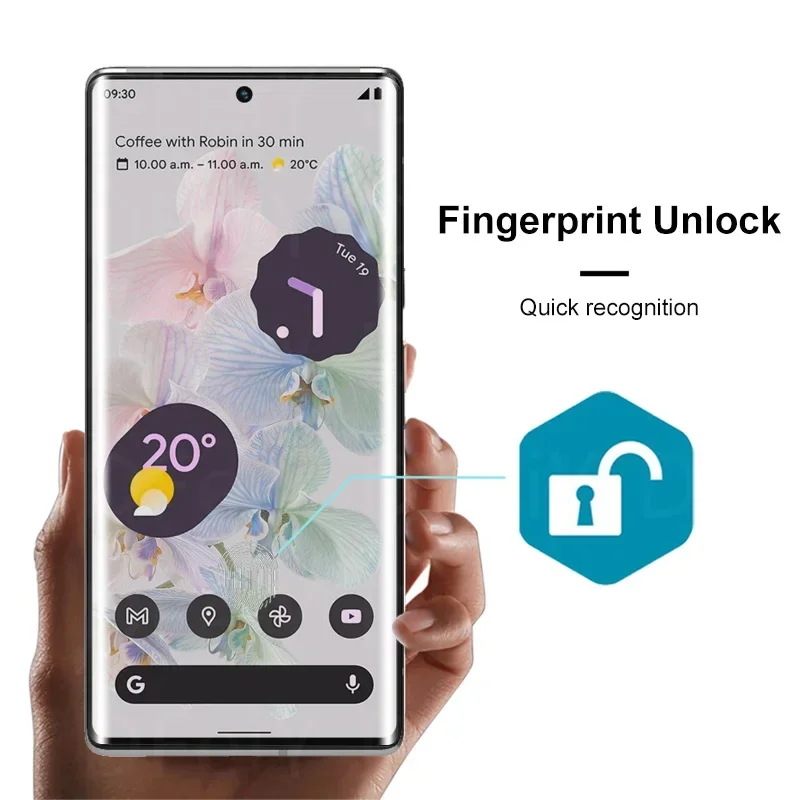 3D Curved High Quality Full Glue UV Tempered Glass For Google Pixel 6 Pro Screen Protector For Google Pixel 7 8 Pro