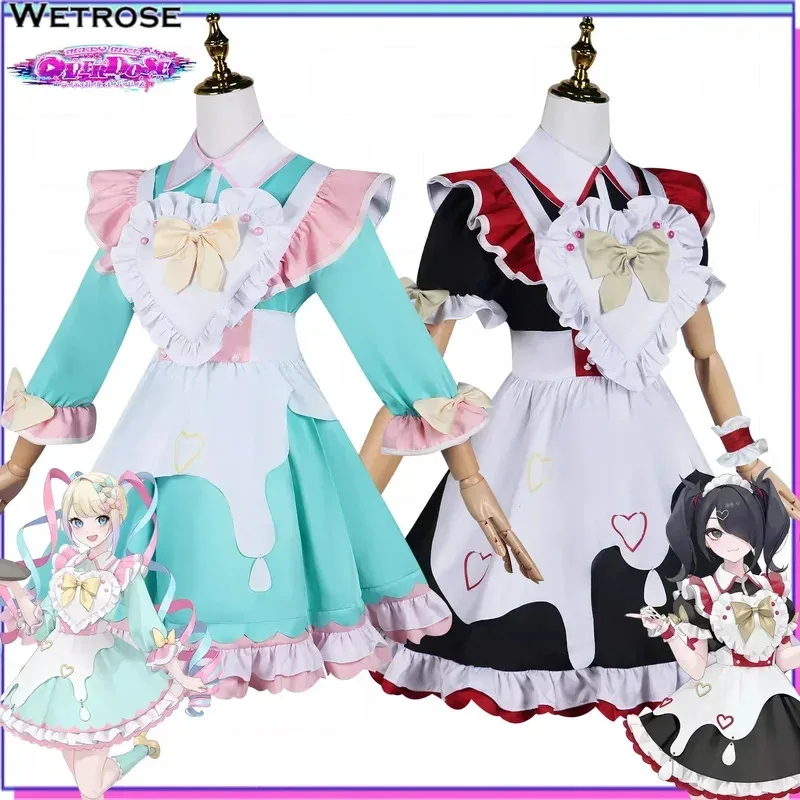 【Wetrose】necesita vestido de sirvienta de sobredosis para niña, disfraz de cosplay de Amechan K Angel, juego de jirai Kei, conjunto completo de Chou Zsu Sai Kawa ten Shi Chan