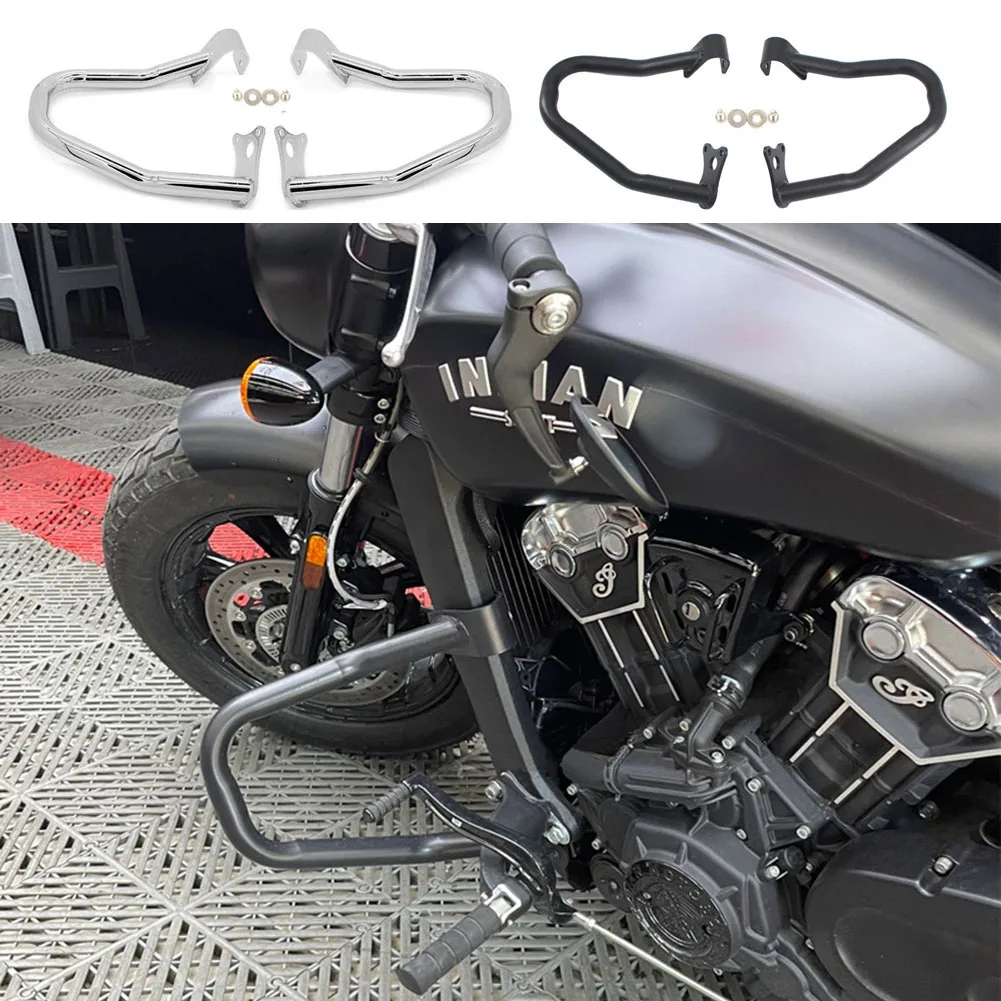 Motorcycle Highway Engine Engine Guard Crash Bar For Indian Scout 2015-2020 Sixty 2016-2020 Bobber 2018-2020