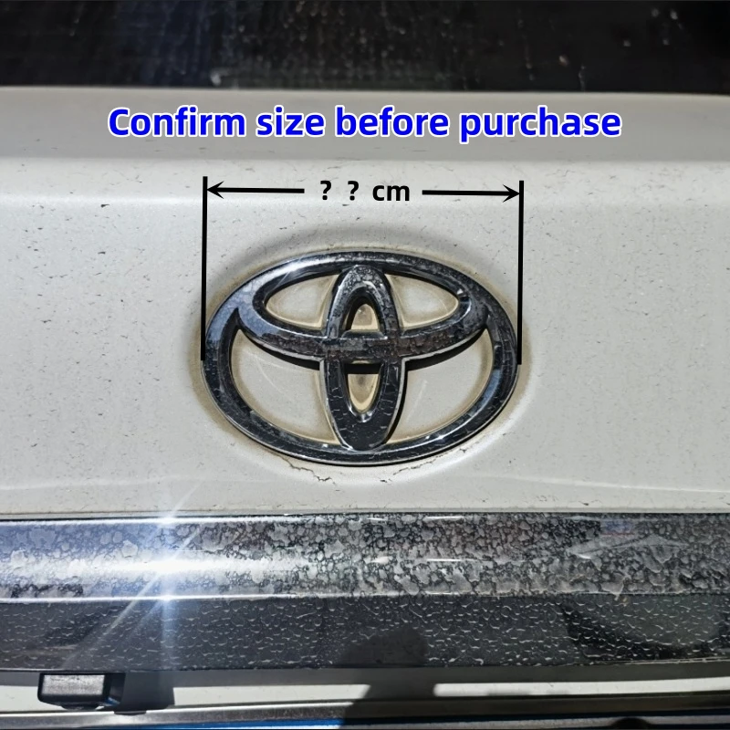 토요타 프론트 그릴 후드 리어 트렁크 로고 코롤라 캠리 RAV4 힐룩스 야리스 프리우스 프... - 1