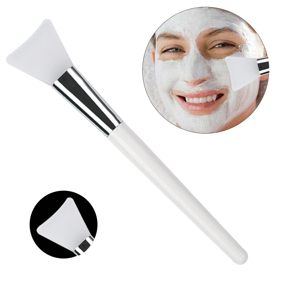 3/4 Uds. Cepillo de silicona para mascarilla Facial, herramienta de aplicación de silicona suave para mascarilla Facial de arcilla y barro, espátula para mascarilla Facial reutilizable, herramientas de belleza