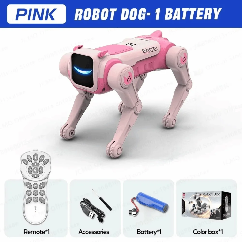 Voice Command Robot Dog Programmable Bionic RC Robot Dog Electric Pet Singing Dancing Smart Robot Dog Children Birthday Gift