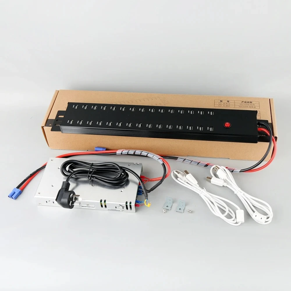 Full Metal for Sipolar A812 ORICO 30 20Ports Industrial Data HUB USB2.0 Splitter 300W Powered Hub
