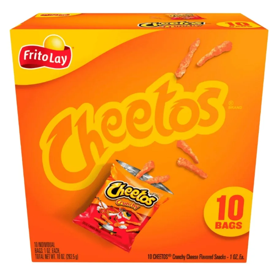 

Cheetos Crunchy Cheese Flavored Snacks 1 oz 10 Count