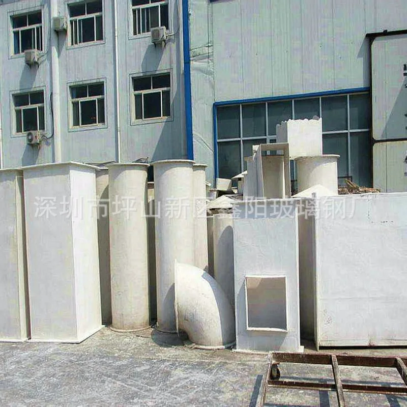 Inorganic FRP circular ventilation pipe, parking lot basement FRP ventilation pipe, air duct manufacturer